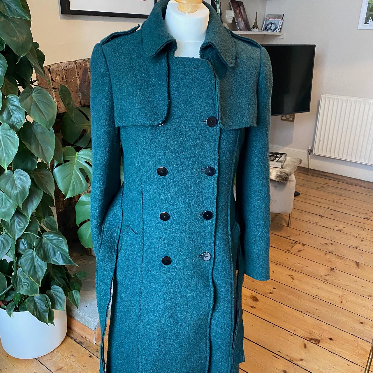 Racing Green Hobbs Wool Coat Trench
