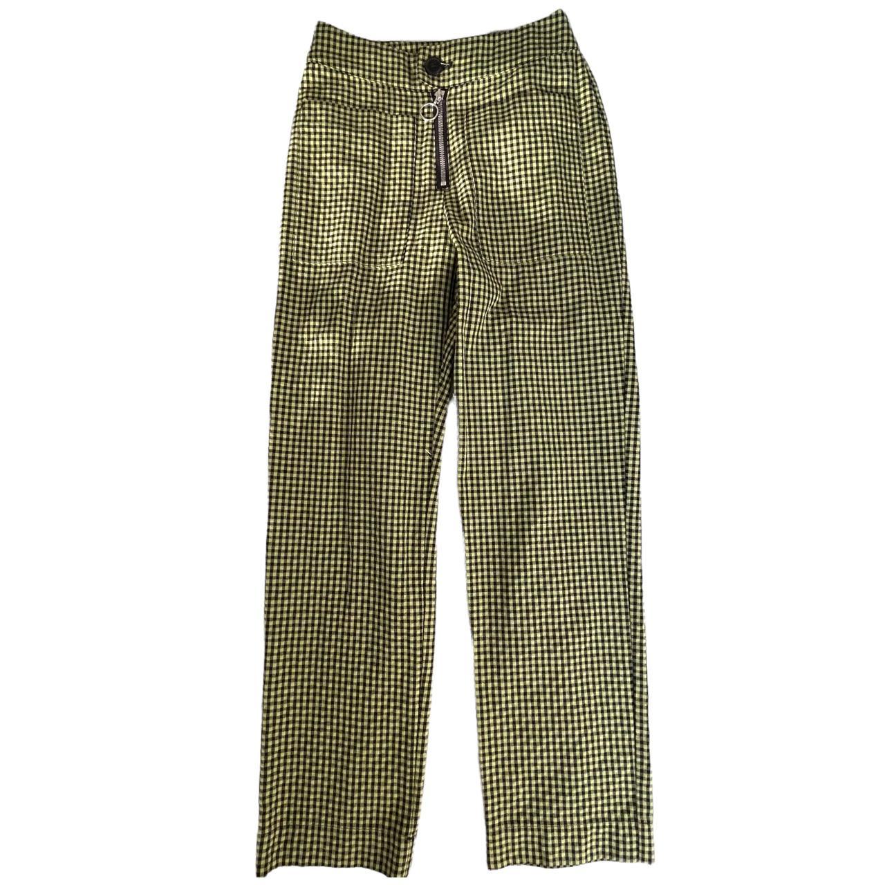 Green Gingham Pants • Capulet | Eccentric green... - Depop