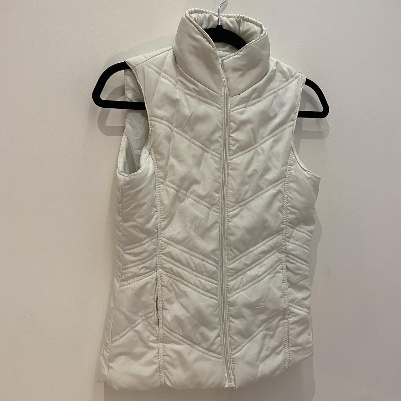 Women's White Gilet | Depop