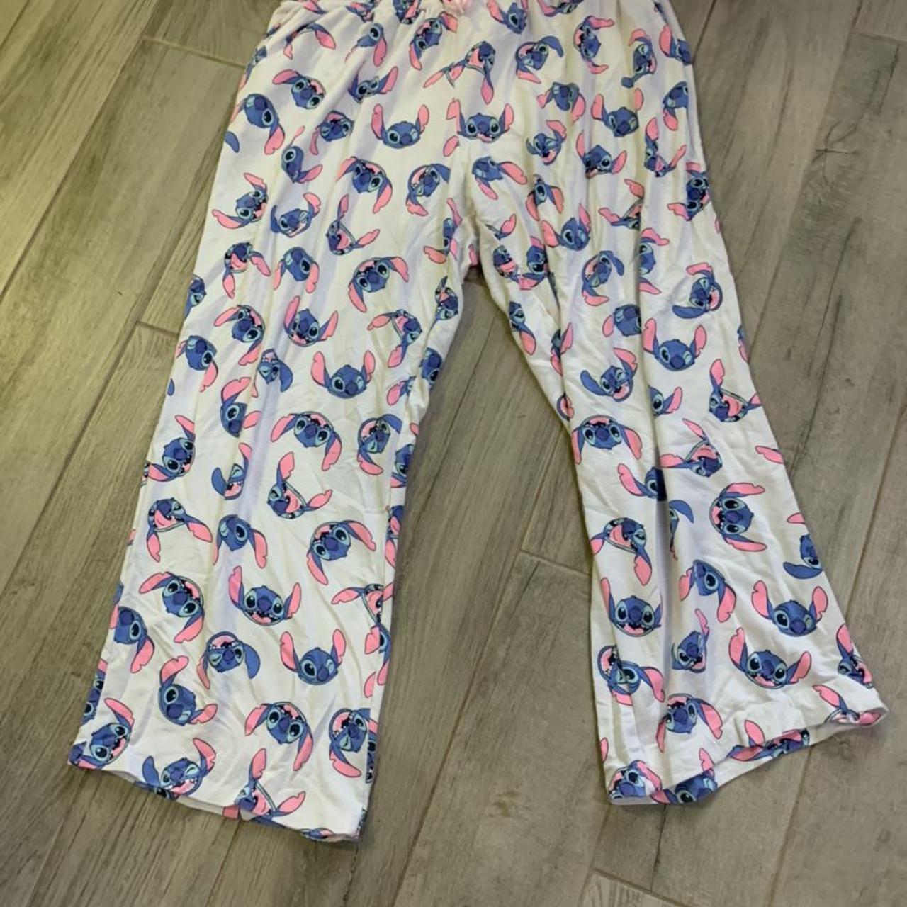 Disney Women's Pink and Blue Pajamas | Depop