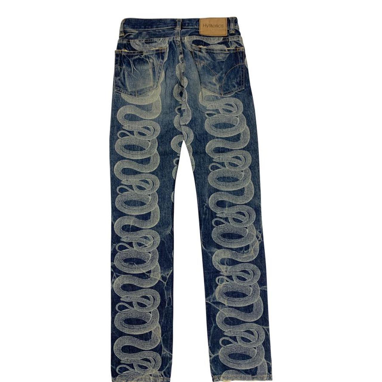 Hysteric glamour snake denim , Size: xxs, 26 waist...