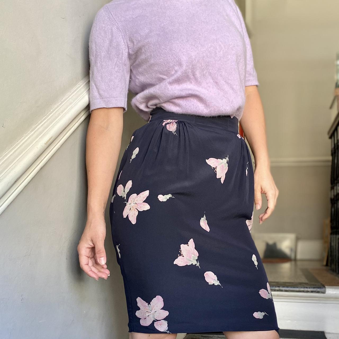 Pianoforte Di Max Mara silk vintage pencil