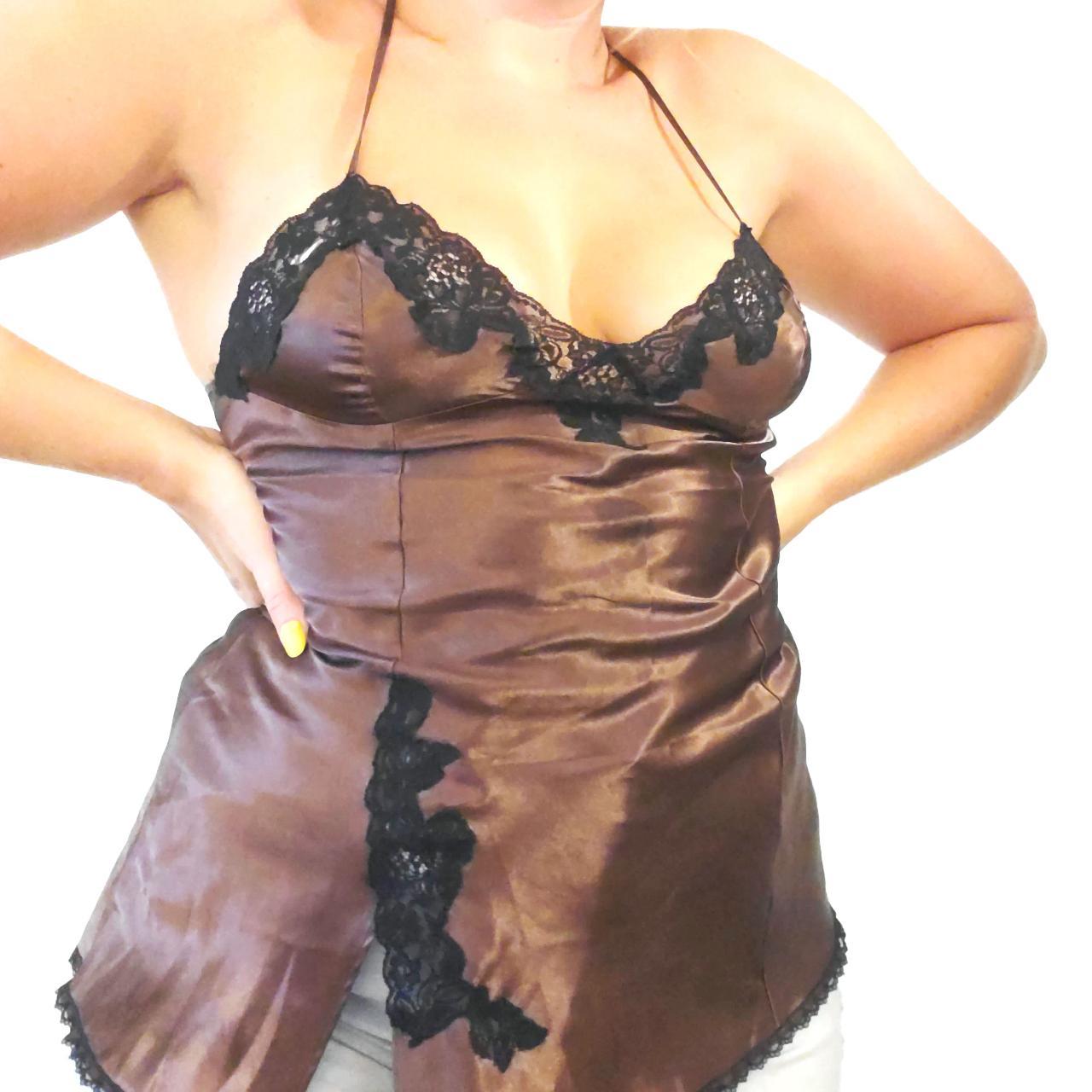 Product Image 2 - Silky brown lingerie style top.