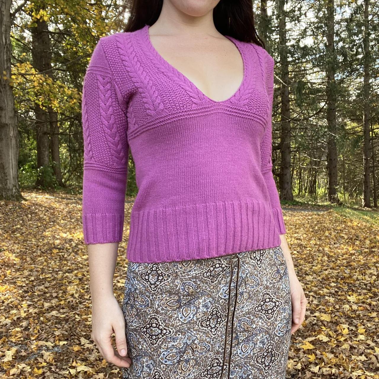 Product Image 1 - Ballerina Off-Duty Sweater

Cropped magenta knit

Size