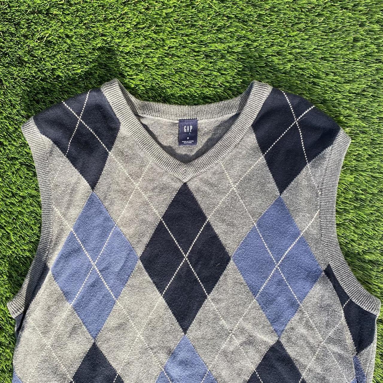 argyle sweater depop