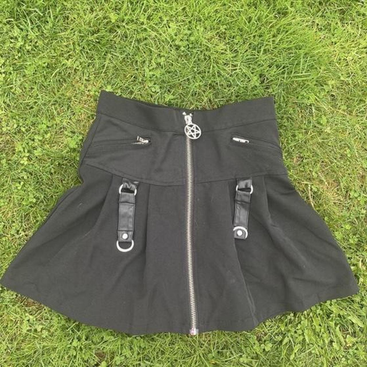 Product Image 1 - KILLSTAR Pentagram Bondage Cargo Skirt

Marked