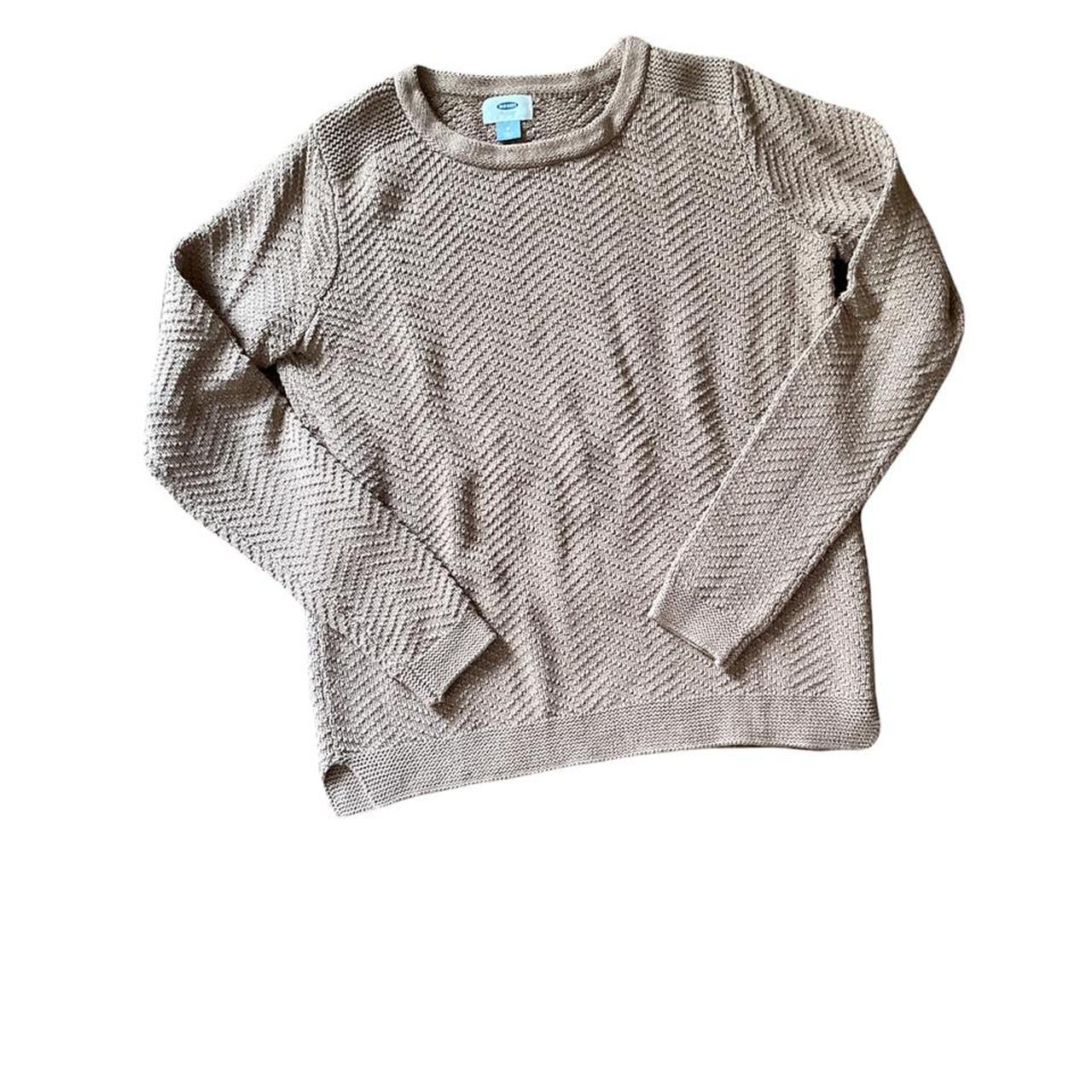 old navy beige sweater