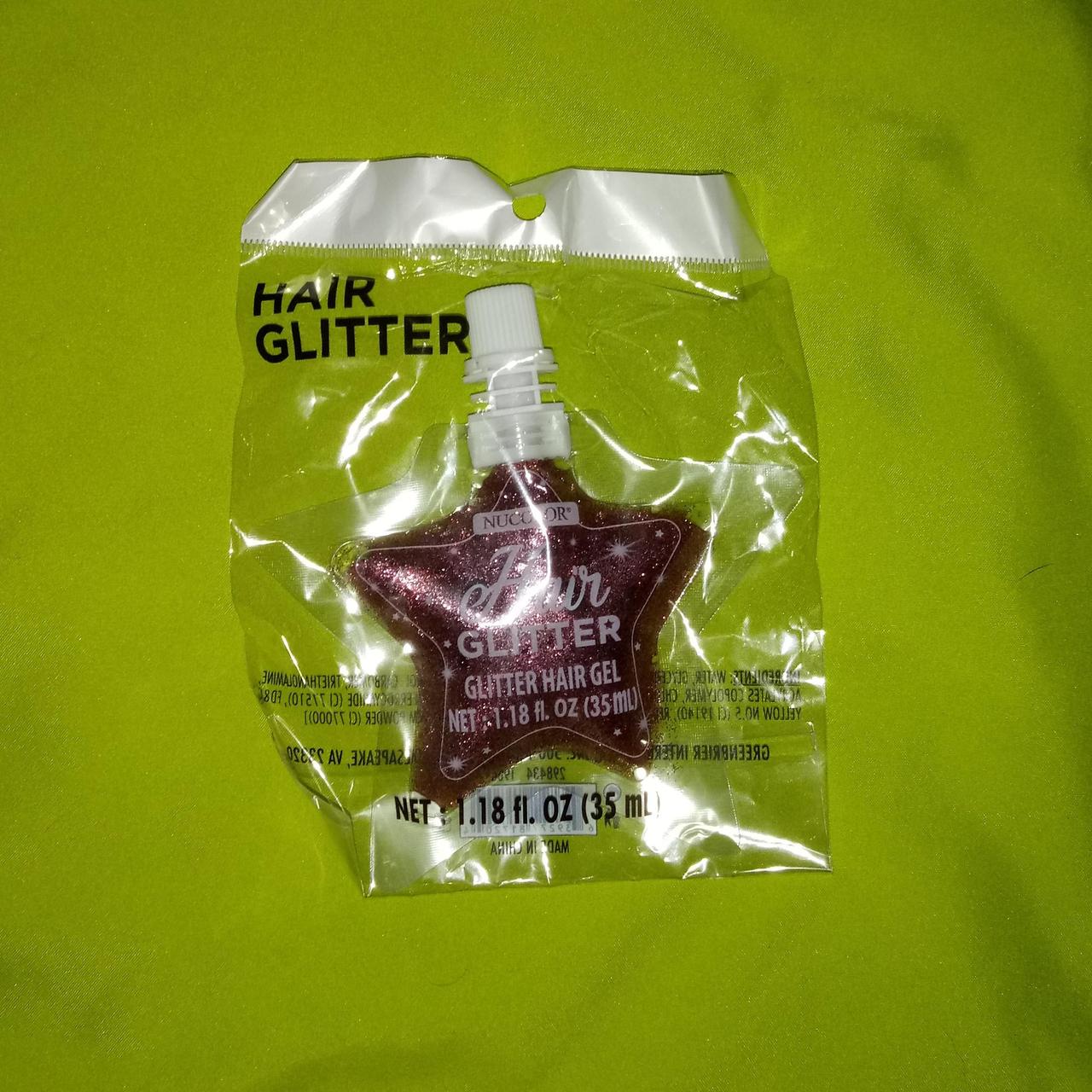 Nucolor hair glitter, glitter hair gel rose gold,... Depop