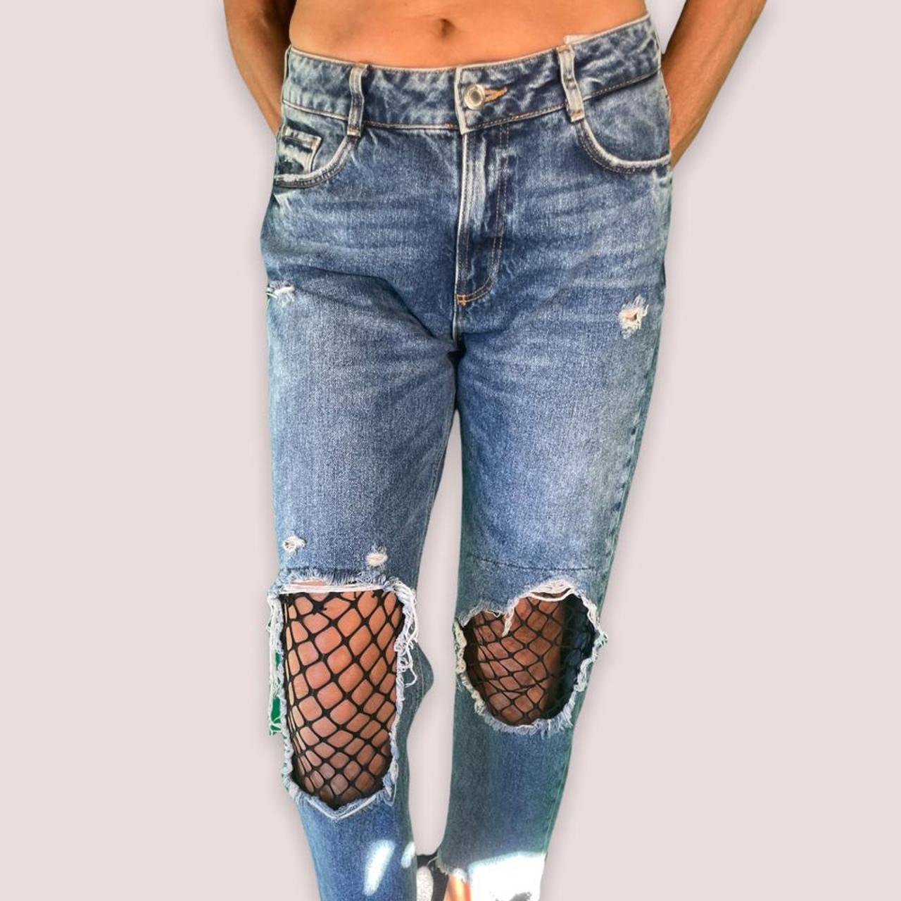 High rise fishnet on sale shorts