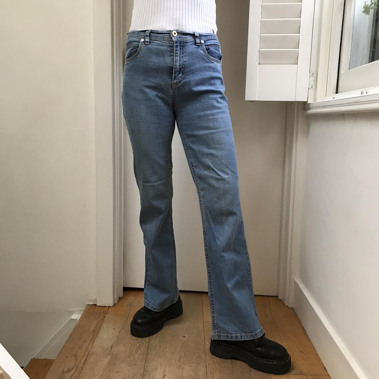 Women's Blue and Navy Jeans | Depop