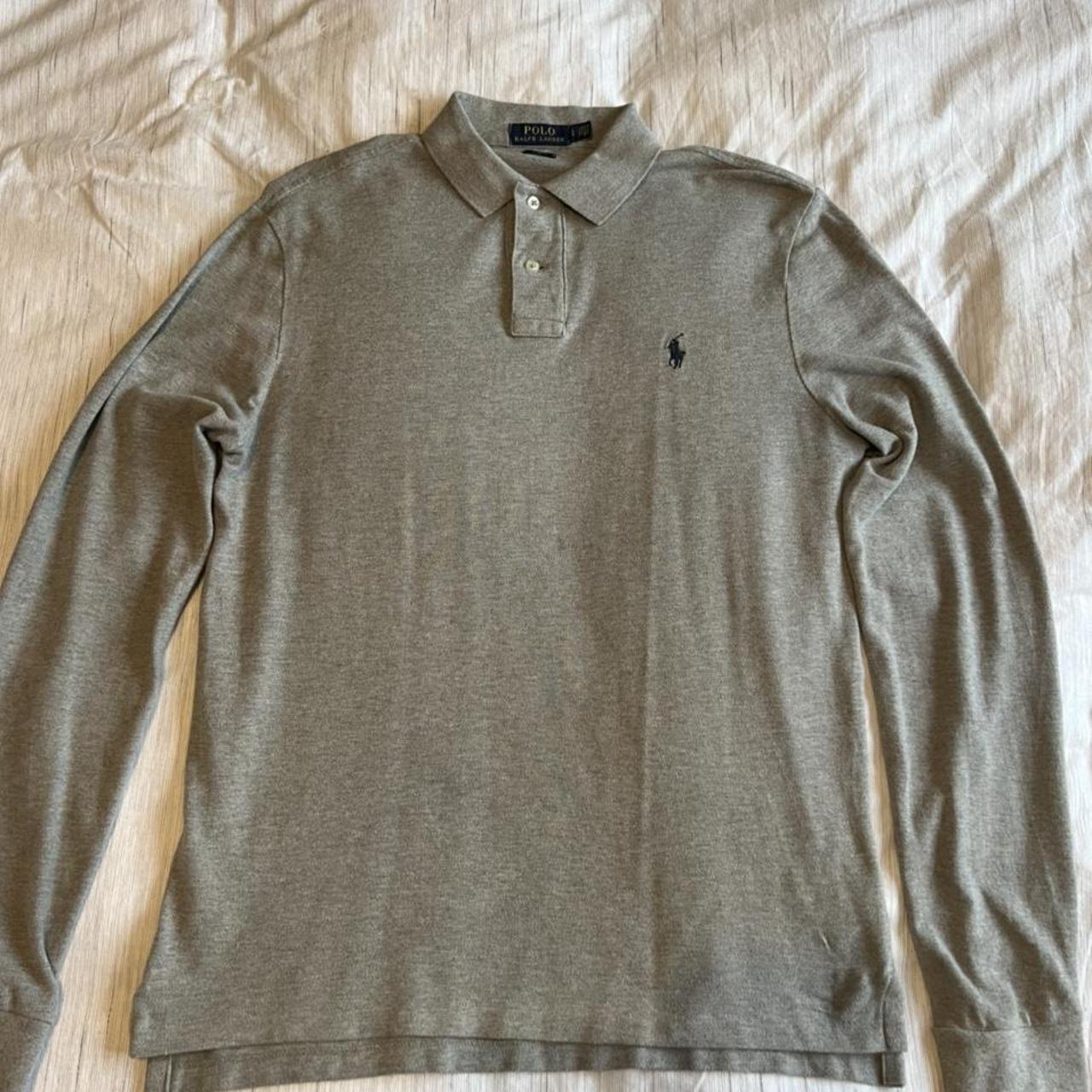 Ralph Lauren Men's Grey Polo-shirts | Depop