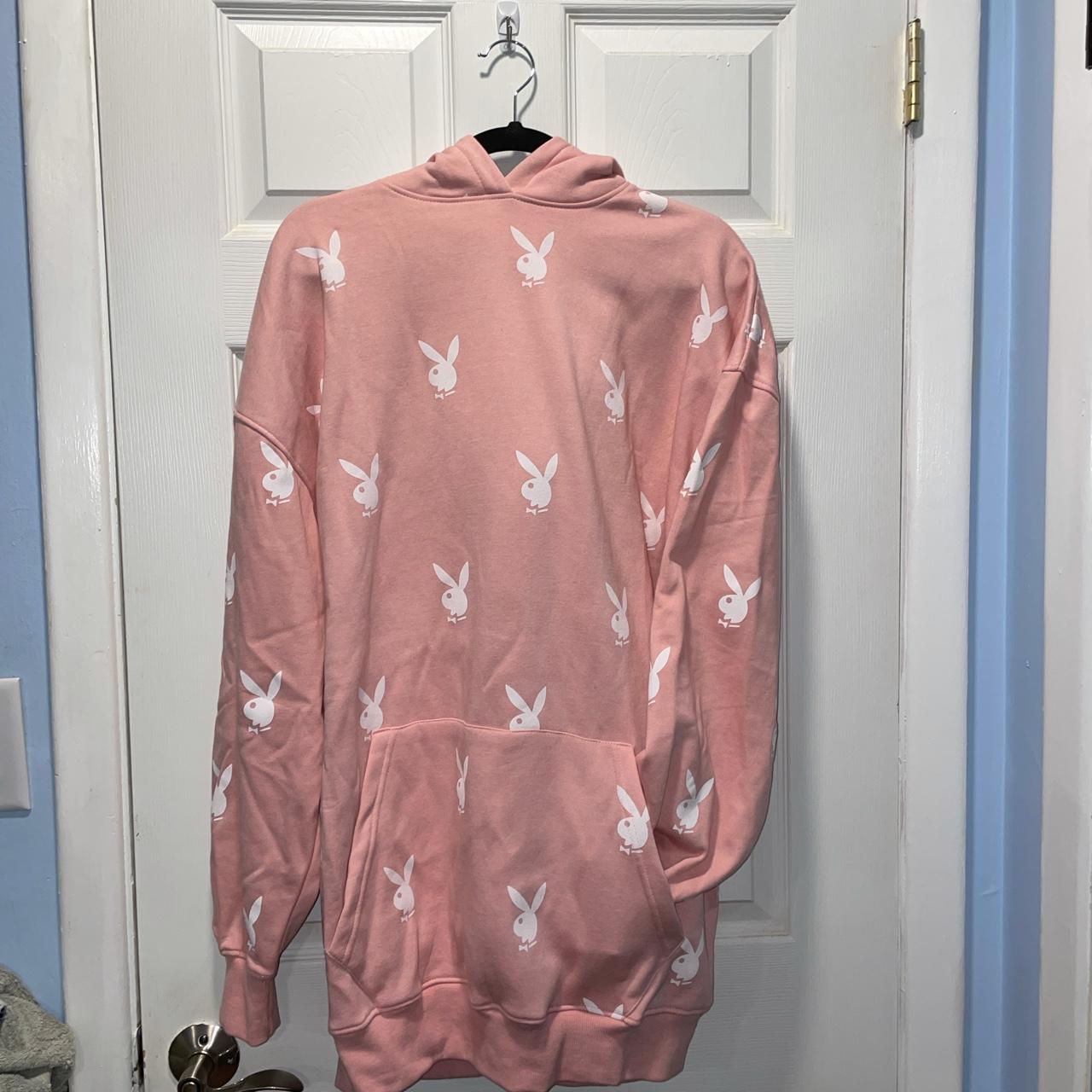 Misguided Playboy Hoodie dress Size 6 Bought for 78 Depop