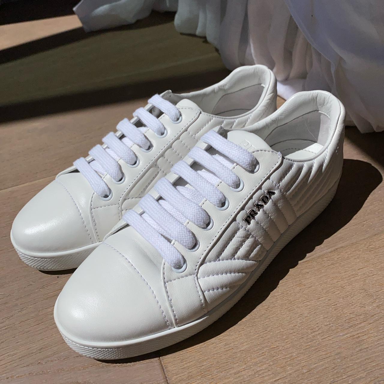 Prada quilted outlet sneakers