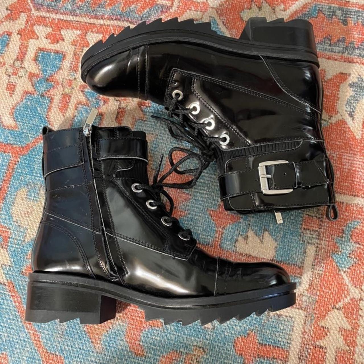 Marc fisher hot sale patent boots