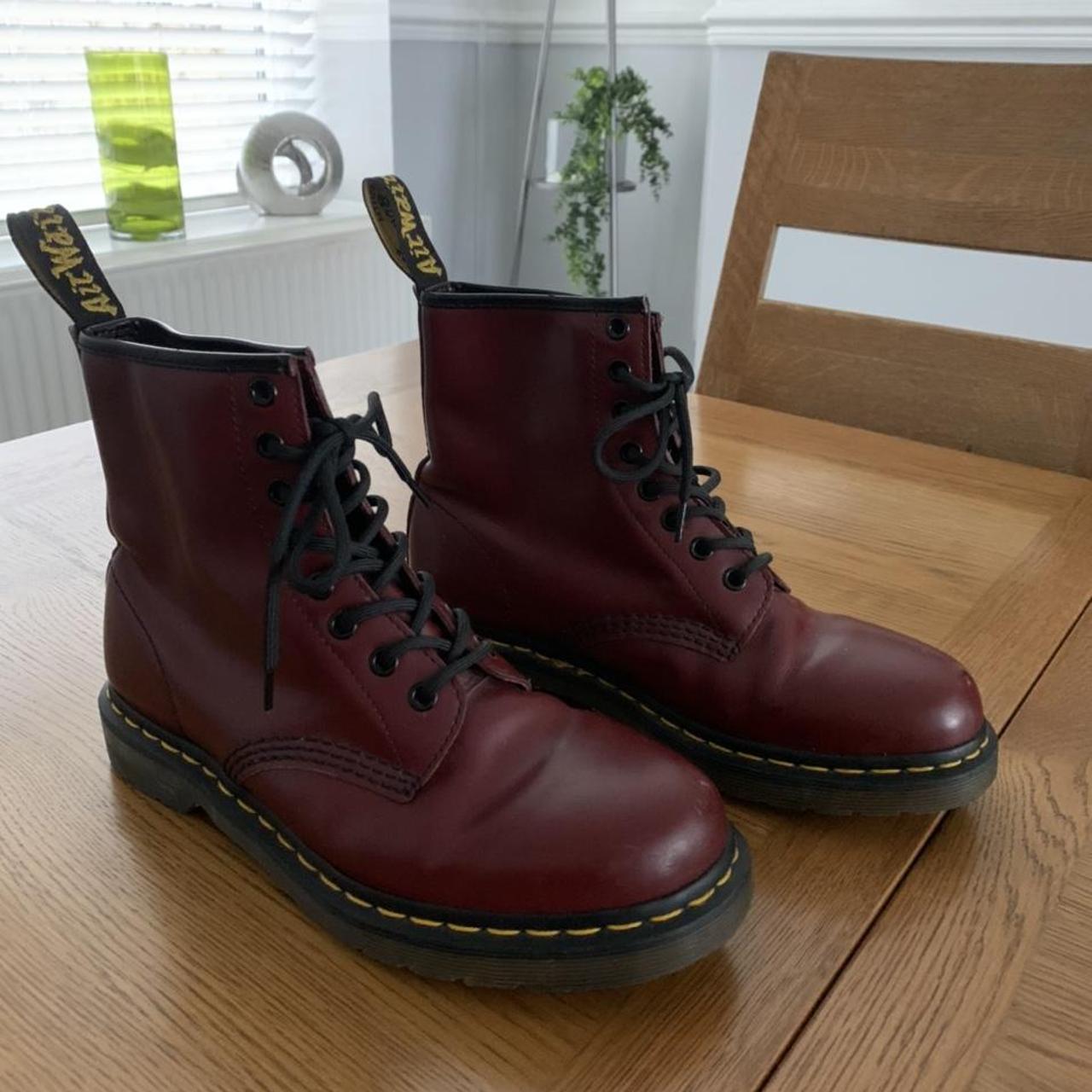 doc martens blood red