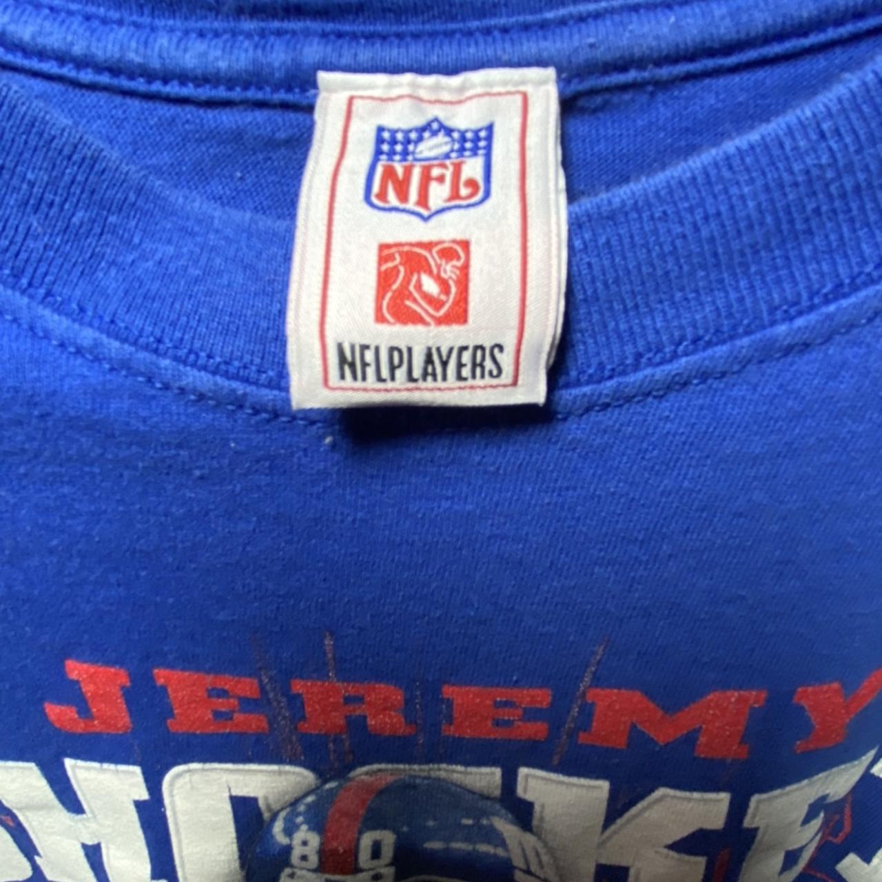 Men’s Blue NFL Jeremy Shockey T-shirt , ✖️ Men’s