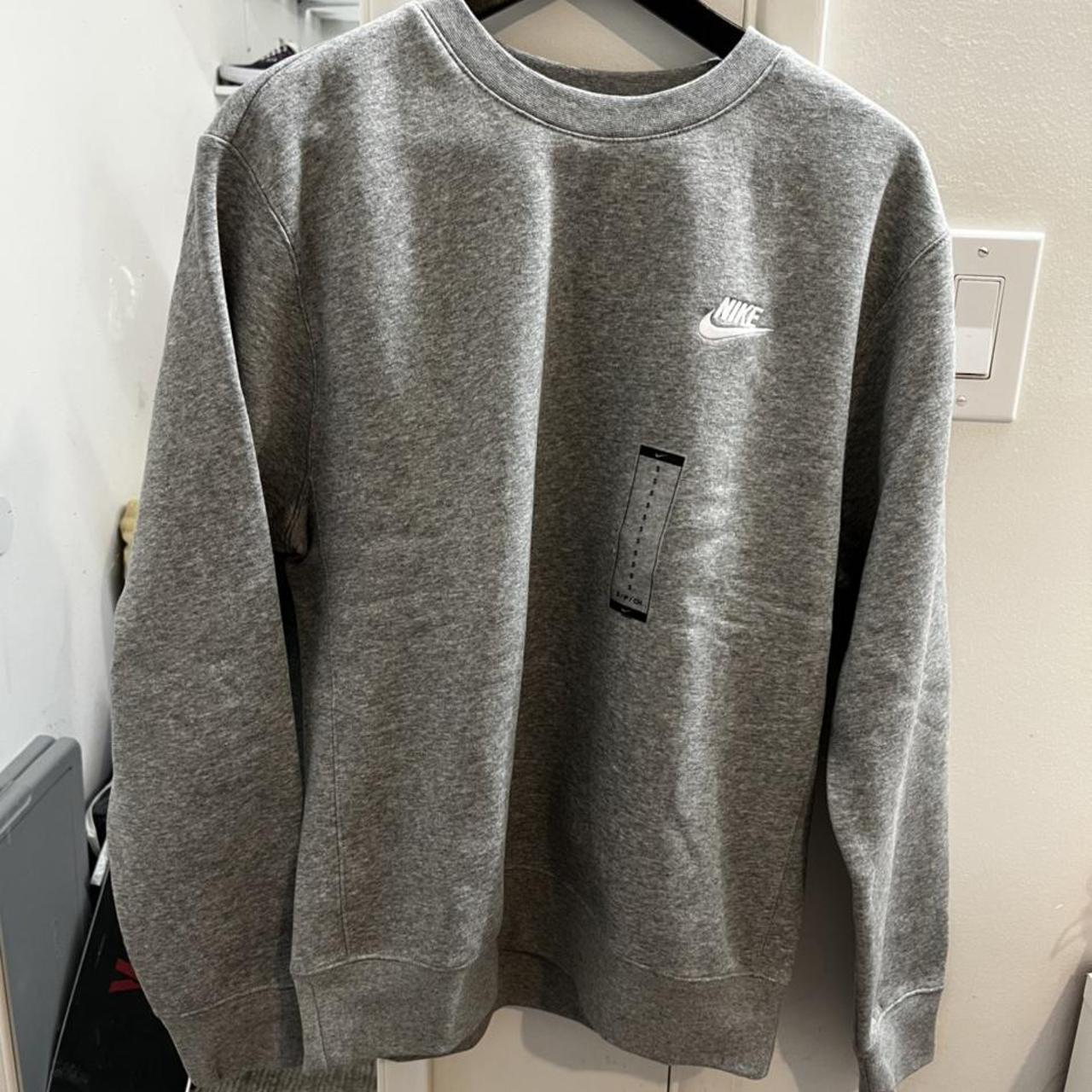 Plain grey nike jumper Clearance