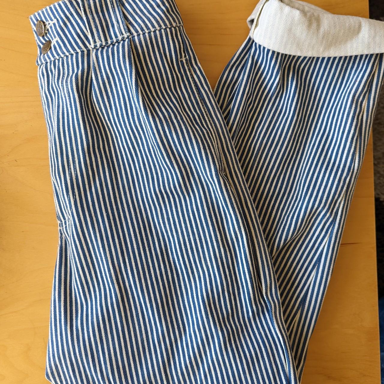 Lucy and Yak stripey jeans. Waist 24'. - Depop