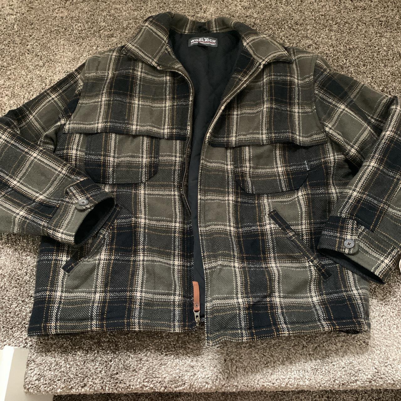 woolrich men's plaid jacket