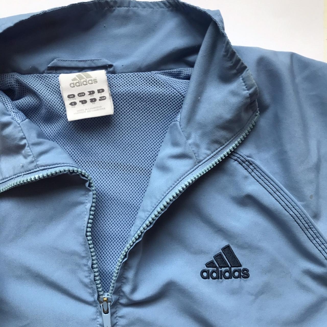 Adidas Men's Blue and Black Jacket | Depop