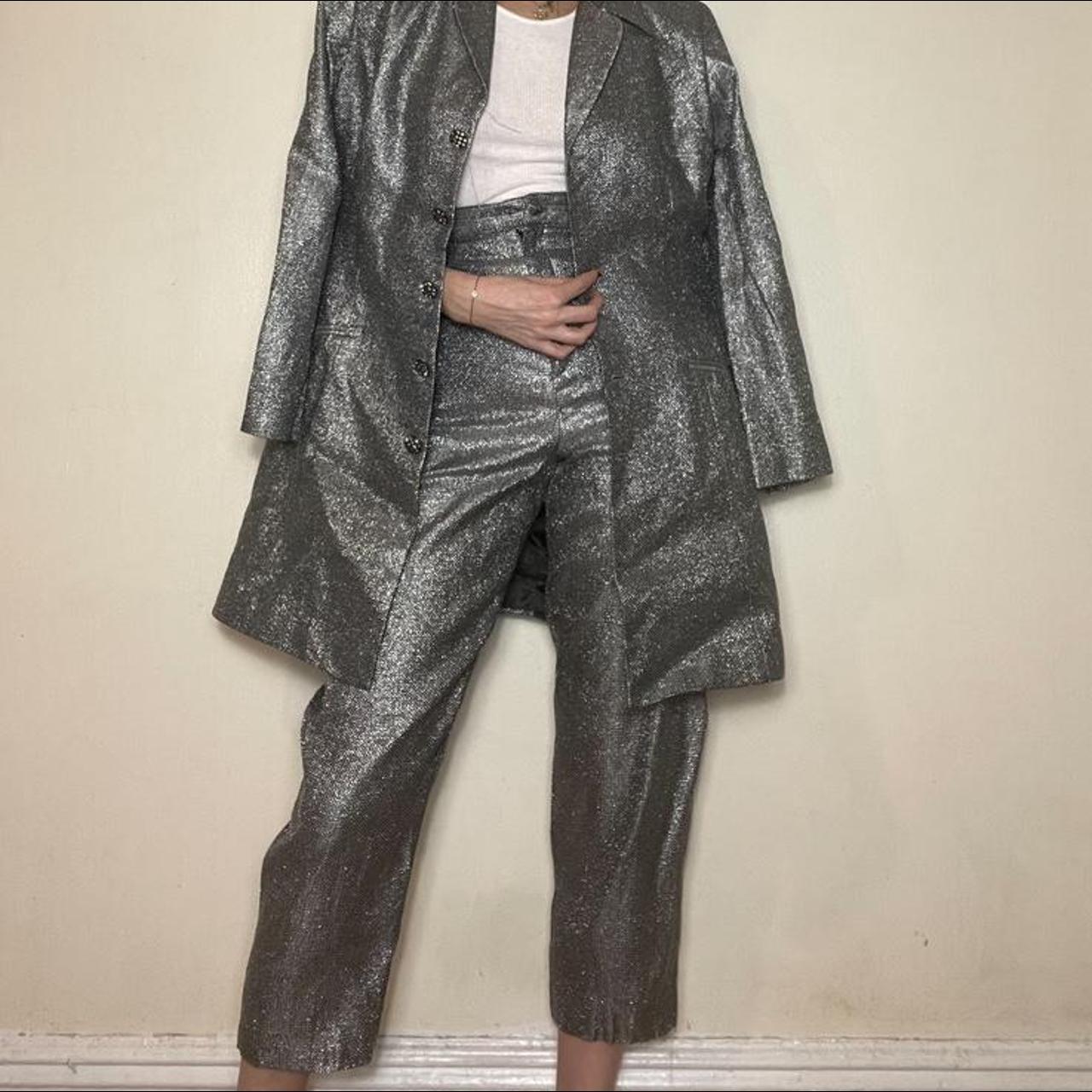 Product Image 3 - Vintage silver glitter matching suit.