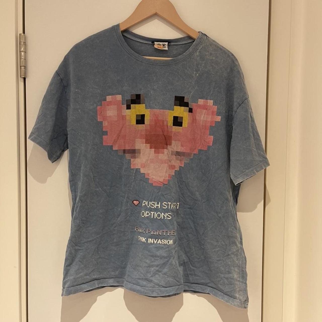 pink panther t shirt zara