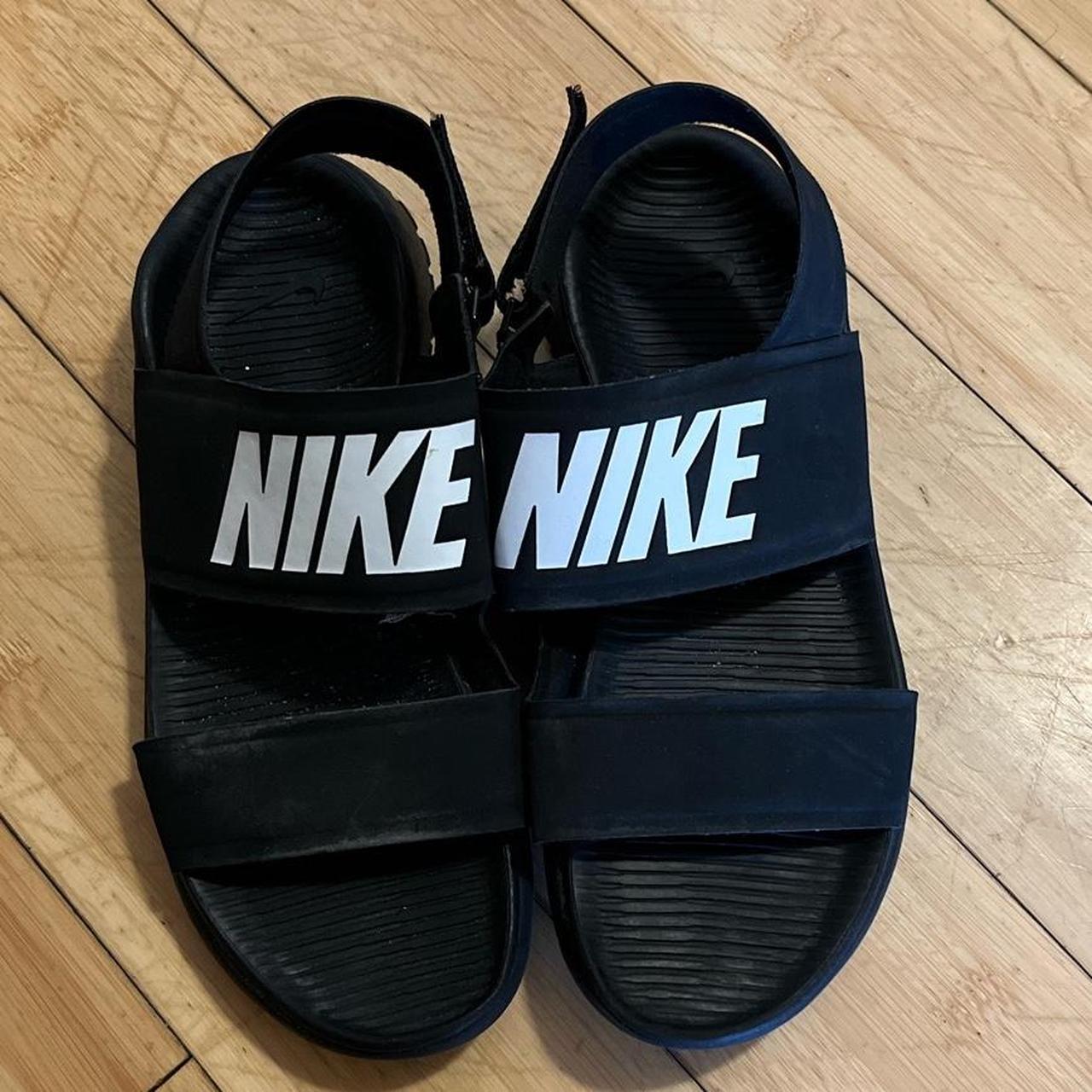 Nike Tanjun Comfort Sandals Gray Sandals 882694-002 Women's 7 | eBay