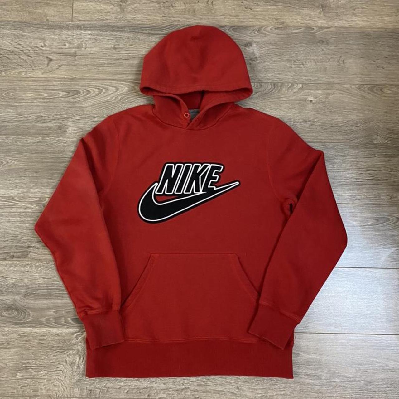 Vintage Nike Sportswear Early 00s Red , Black ,... - Depop