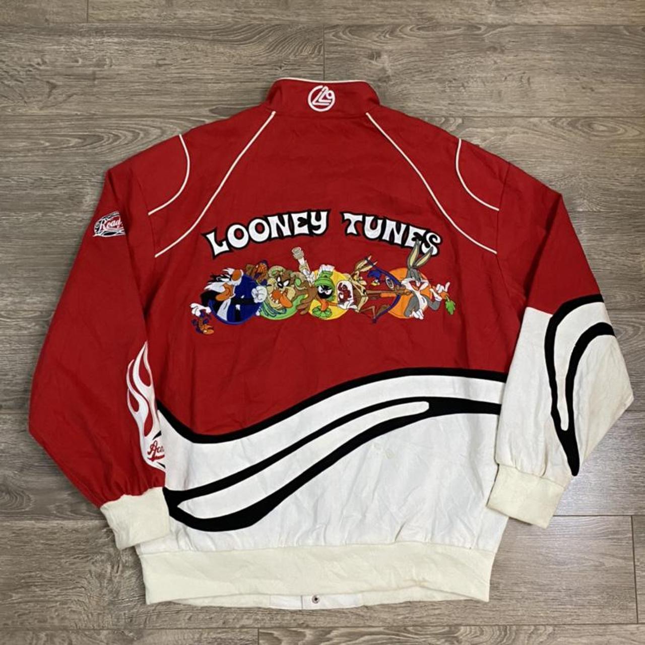 Vintage Looney Tunes Embroidered Lot 29 Red White... - Depop