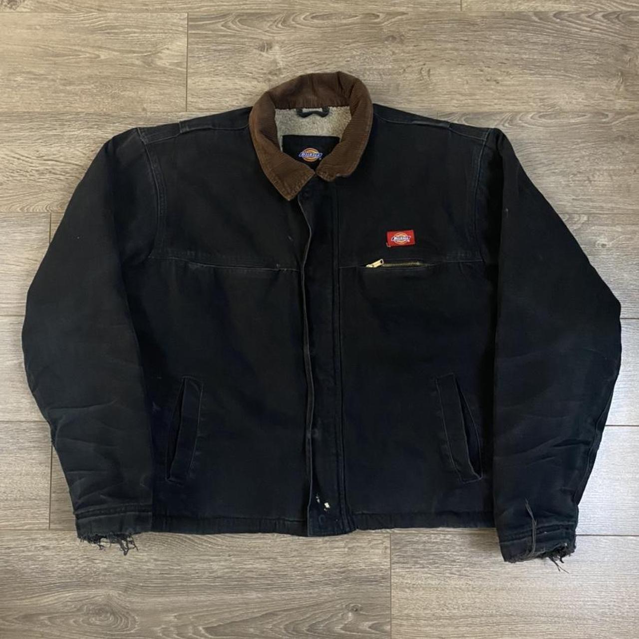 dickies corduroy sherpa black jacket