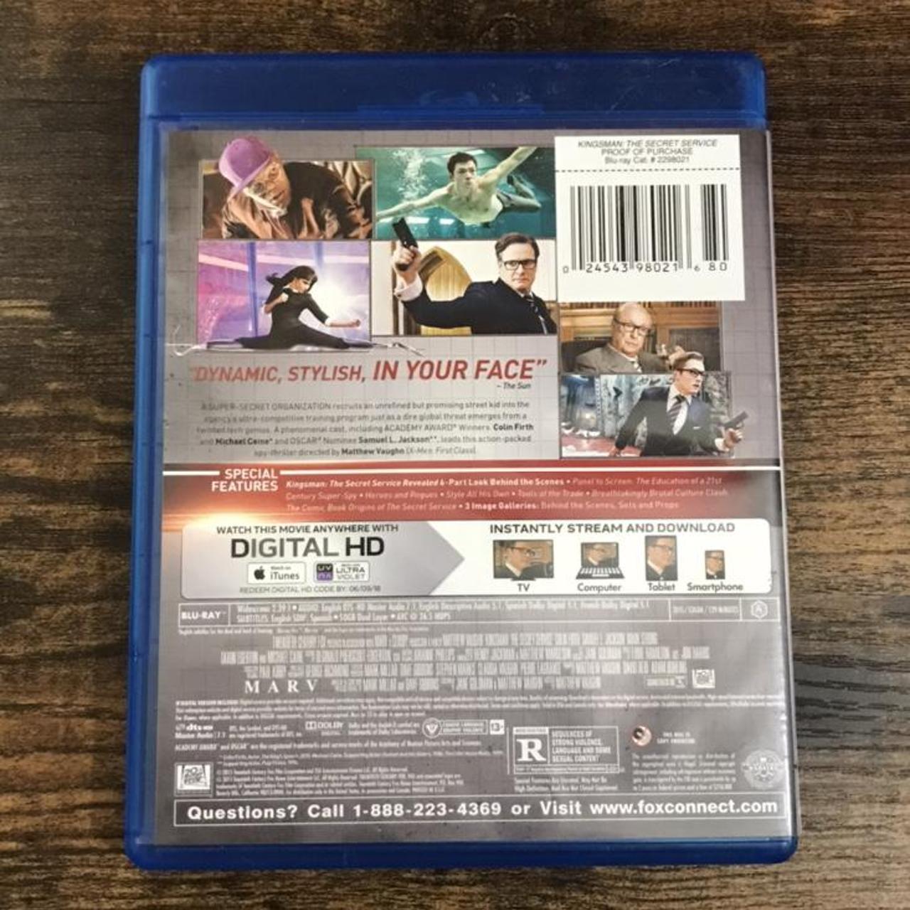 Kingsman: The Secret Service Blu-Ray (2015) Box is... - Depop