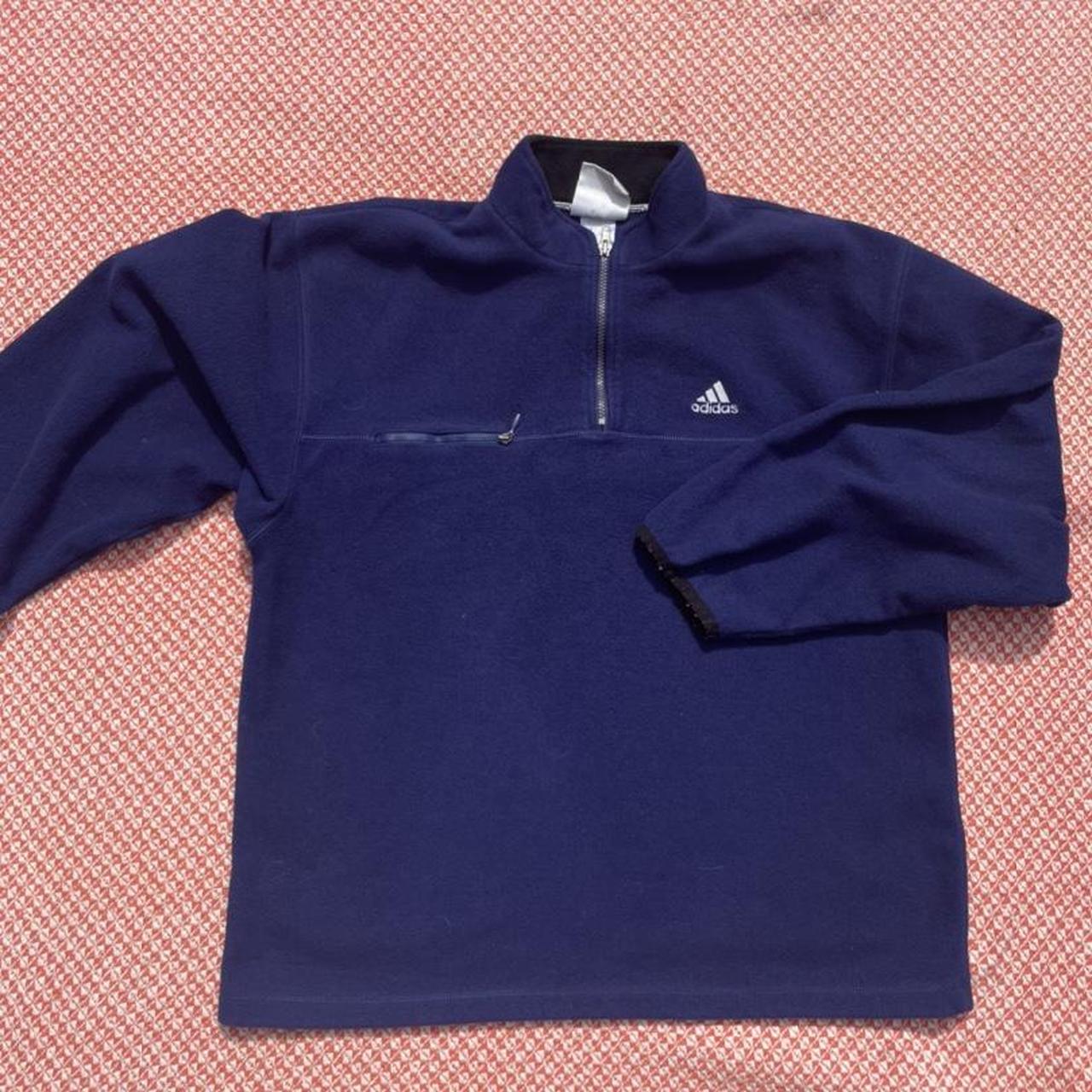 Adidas Men's Blue Jumper Depop