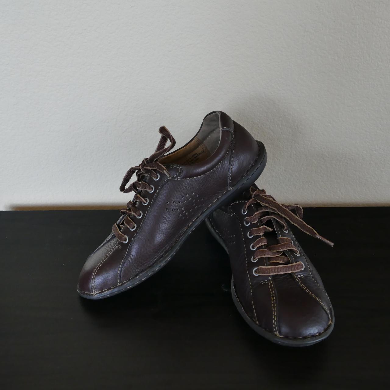 NEW BORN Brown Leather Women's Shoes Size 6.5 Soft... - Depop