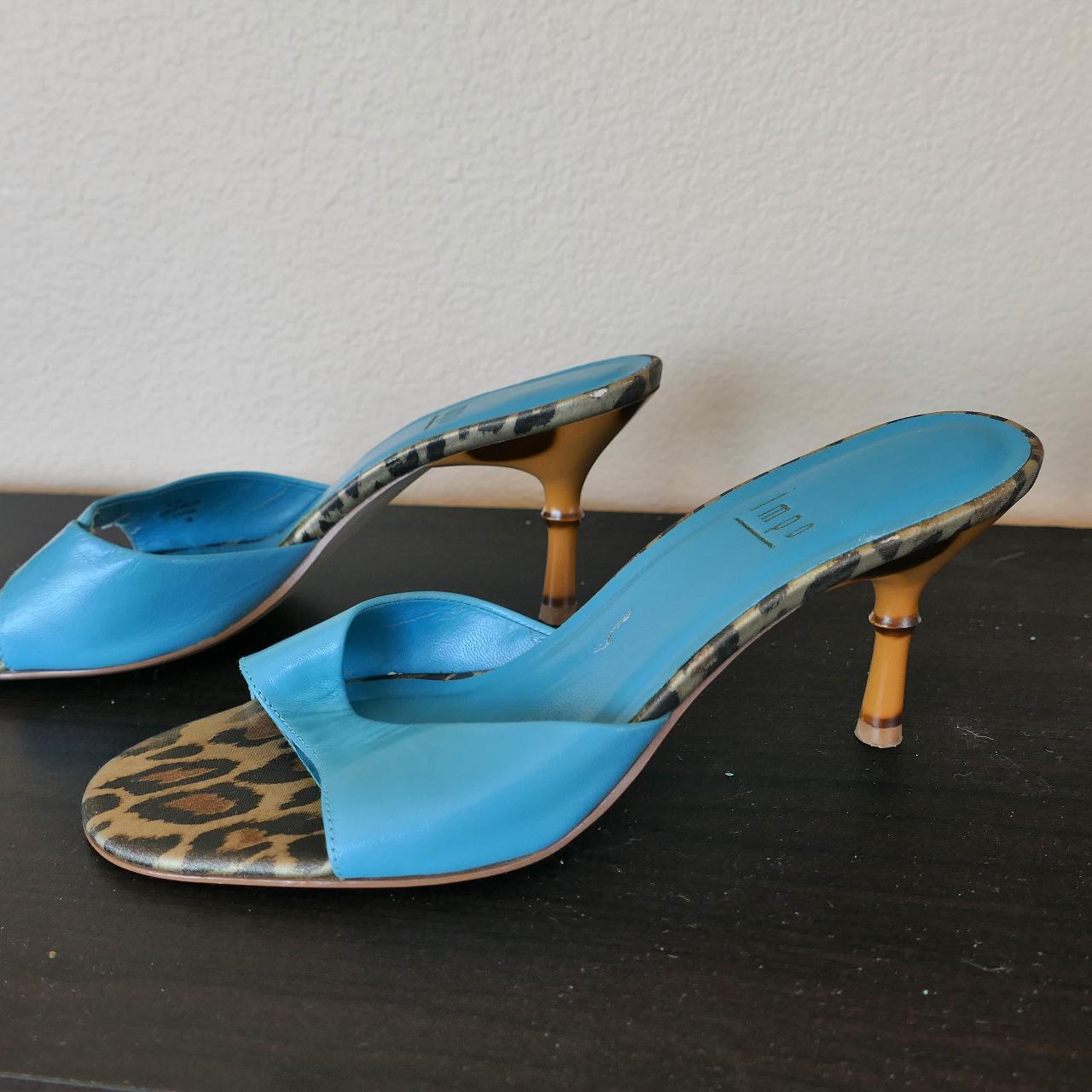 Impo Women's Blue and Brown Slides