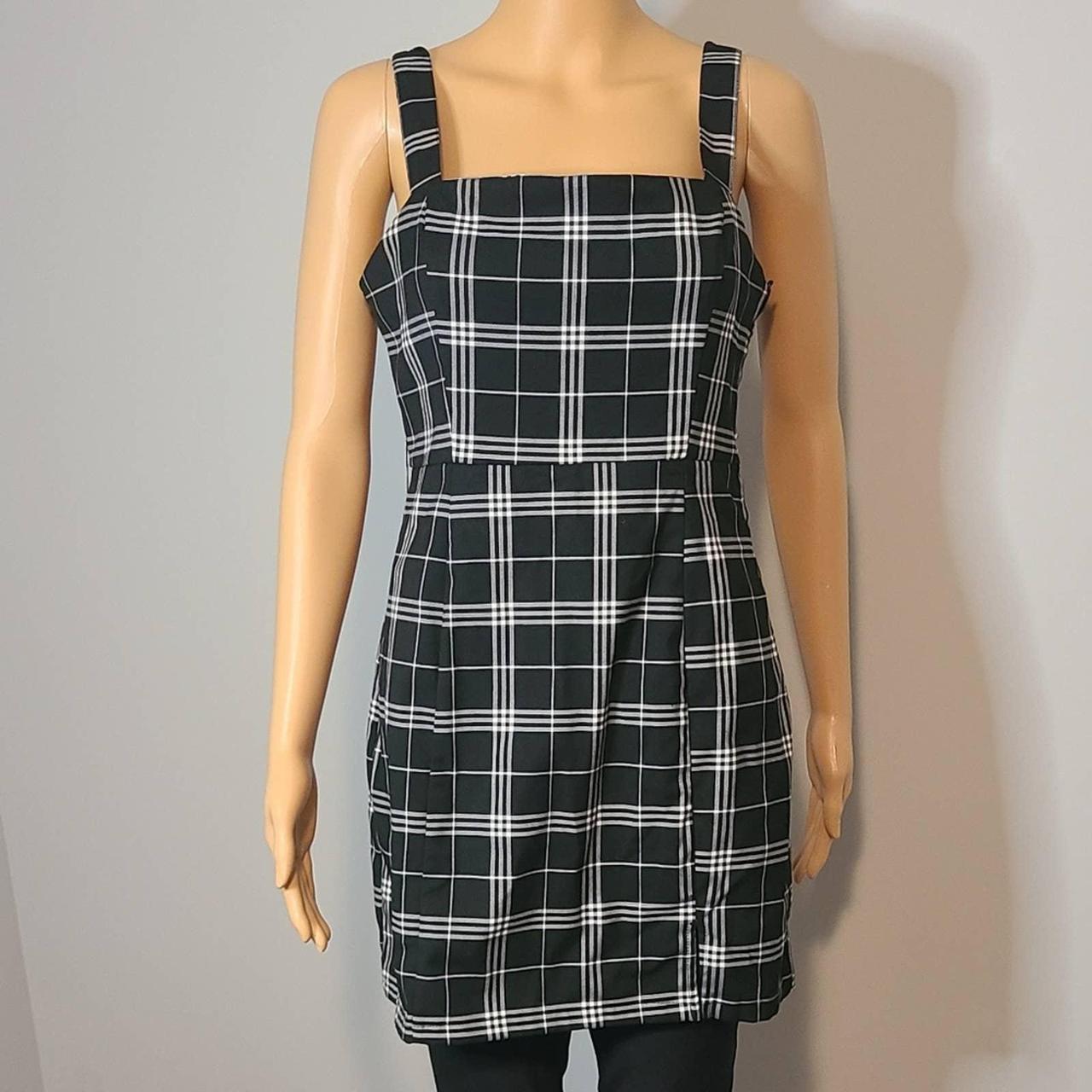 hm plaid dress