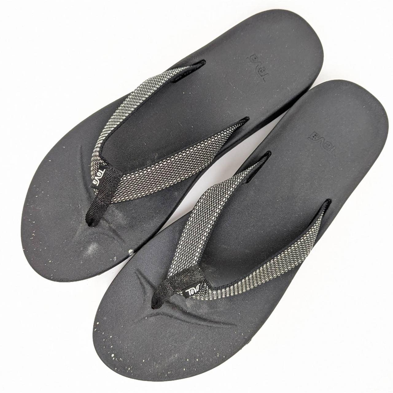teva azure flip flops
