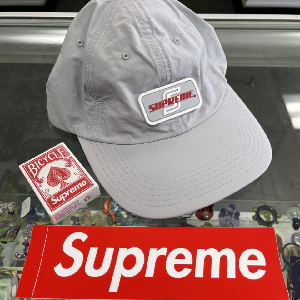 Supreme Mens Reflective Patch 6 Panel Blue Box Logo Hat New