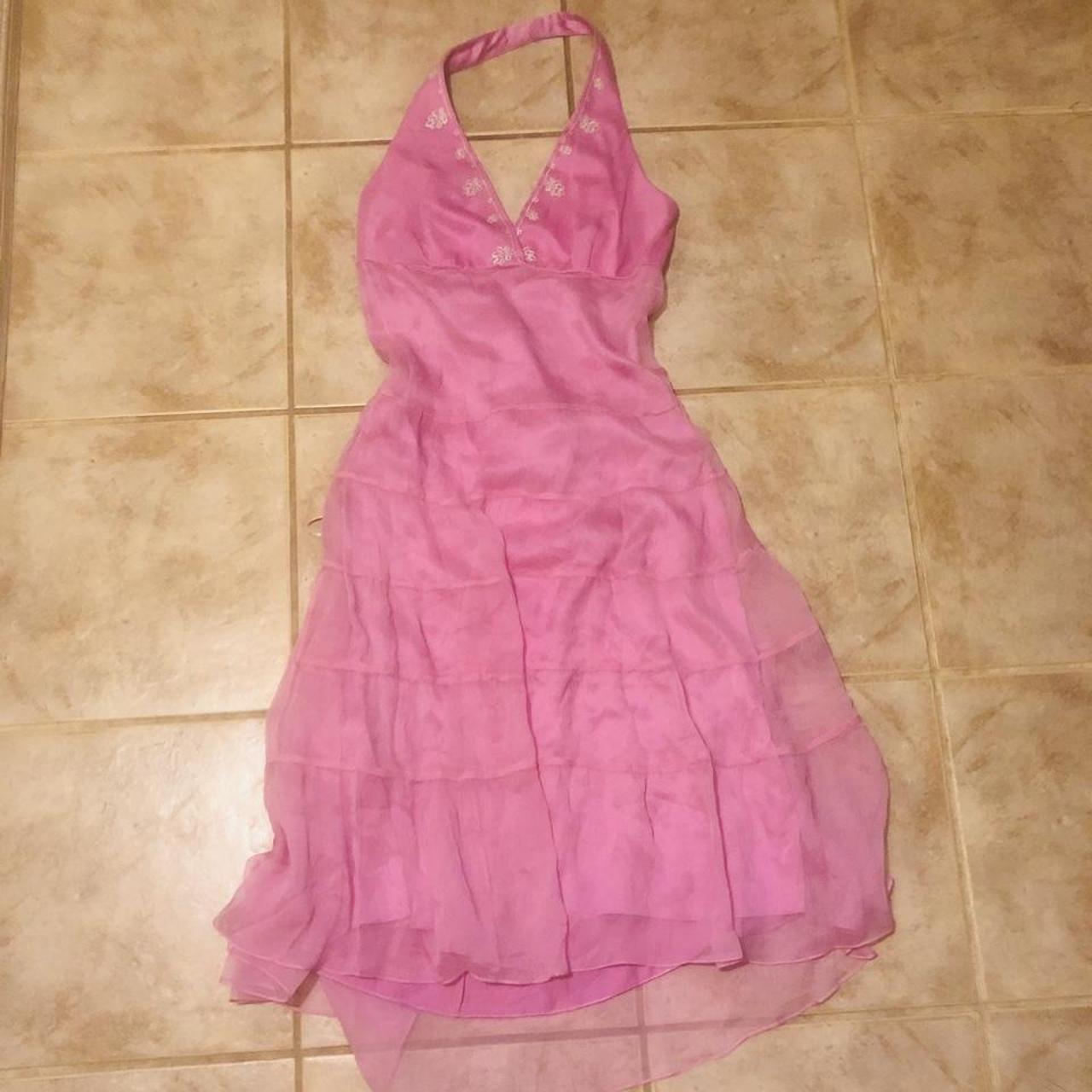 Laundry by Shelli Segal Women's Purple Dress | Depop