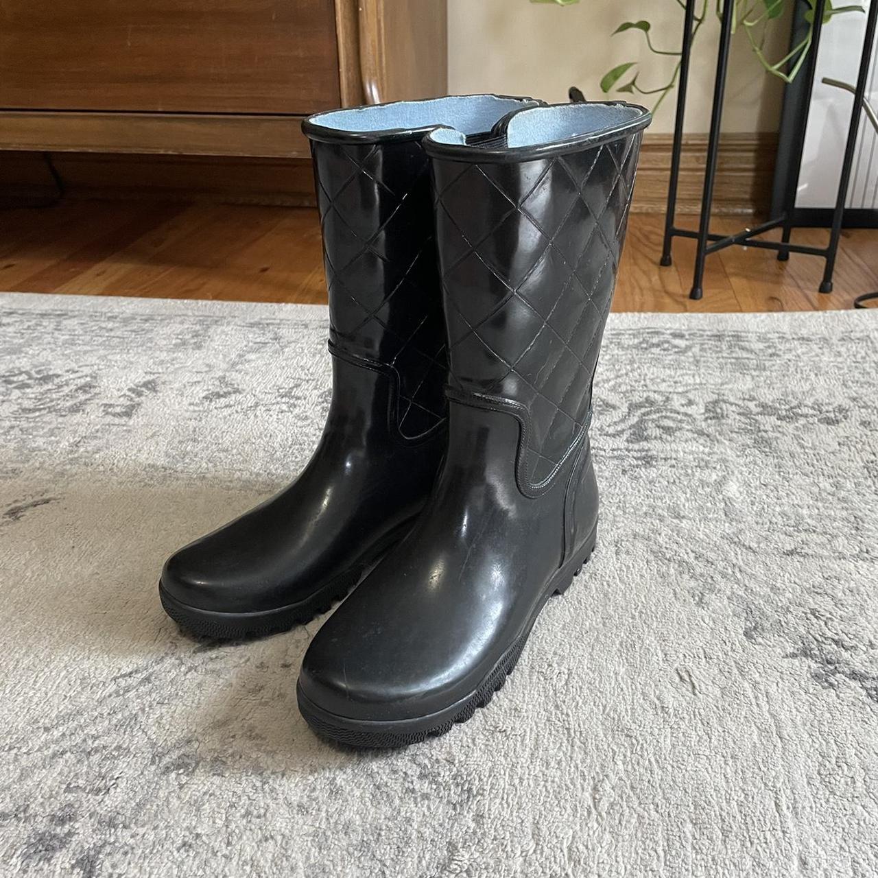 Sperry quilted cheap rain boots