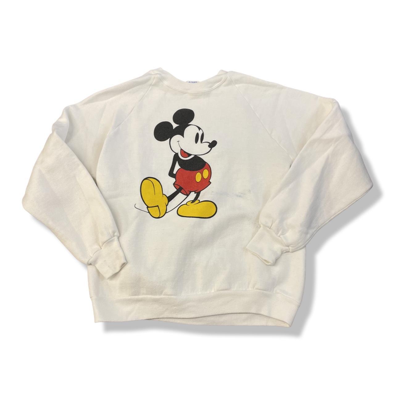 Vintage 80s Disneyland Mickey Sweatshirt. Minor... - Depop