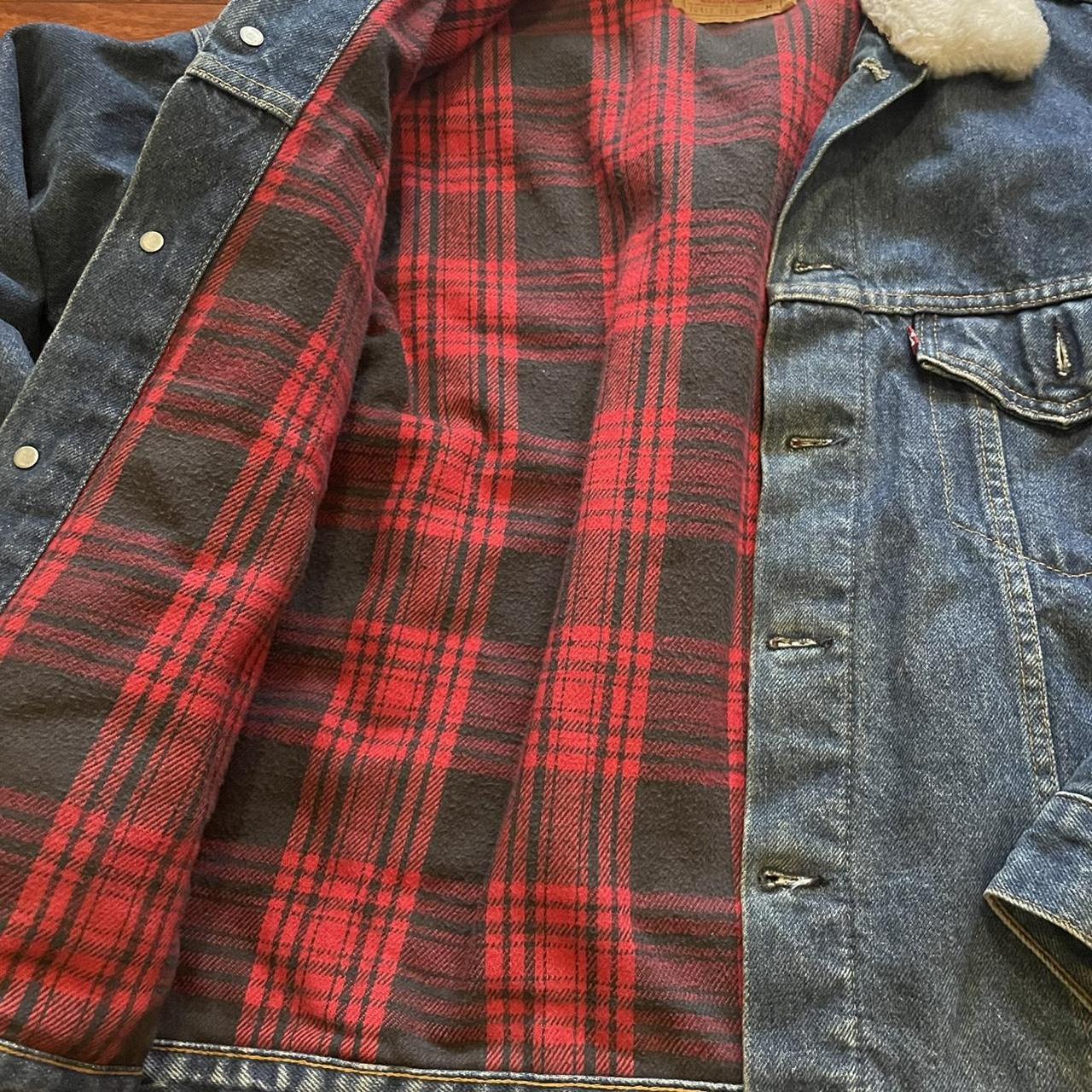 Vintage 80s Levi’s Sherpa Denim Jacket. Made in USA... Depop