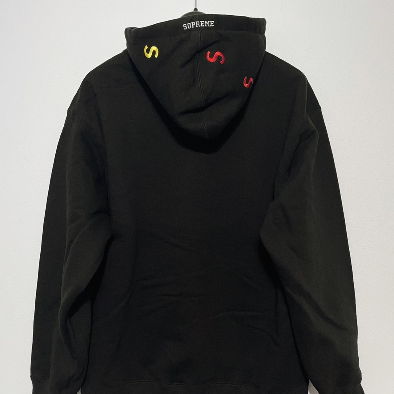 Supreme s logo hoodie on sale black