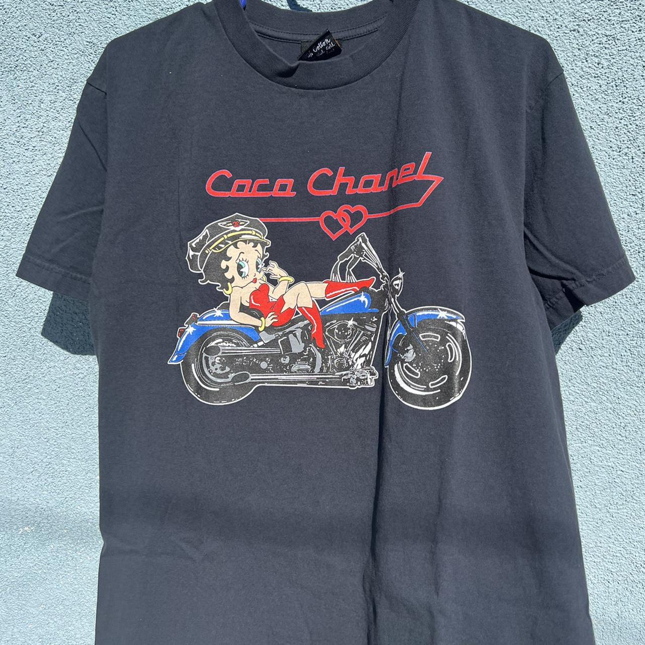 Mega Yacht Coco Chanel Betty Boop Shirt A dead - Depop