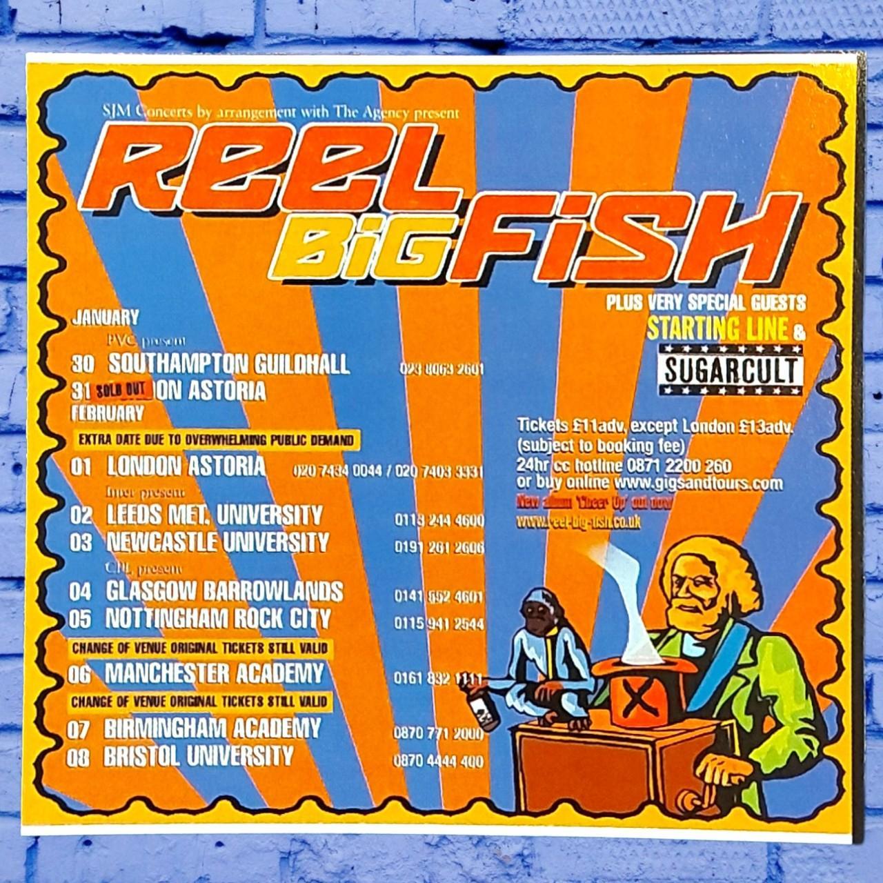 Reel big fish tour advert from 2003 Mini add from - Depop