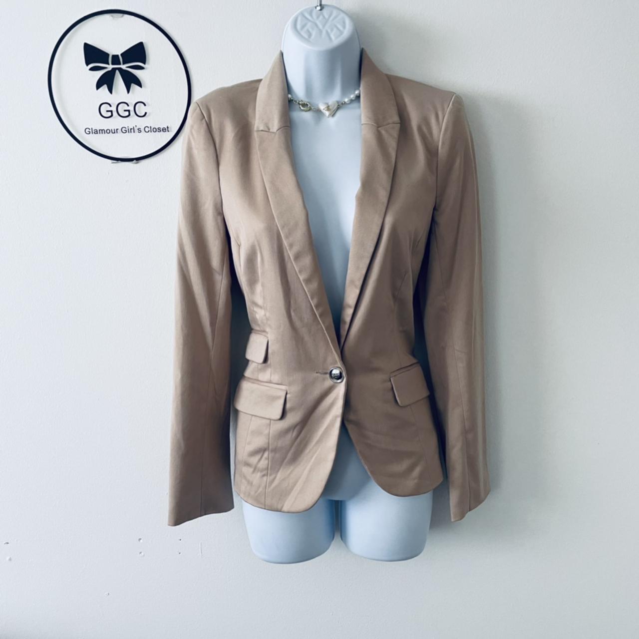 Nude blazer clearance jacket