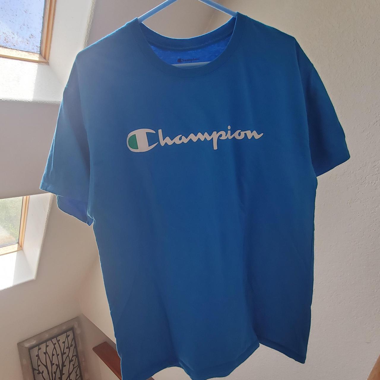 Champion Men's T-Shirt - Blue - L