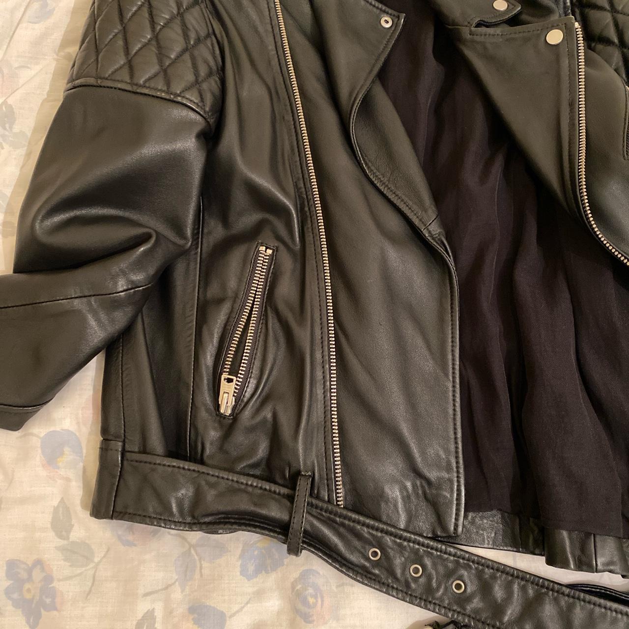 All saints boyson hot sale leather jacket