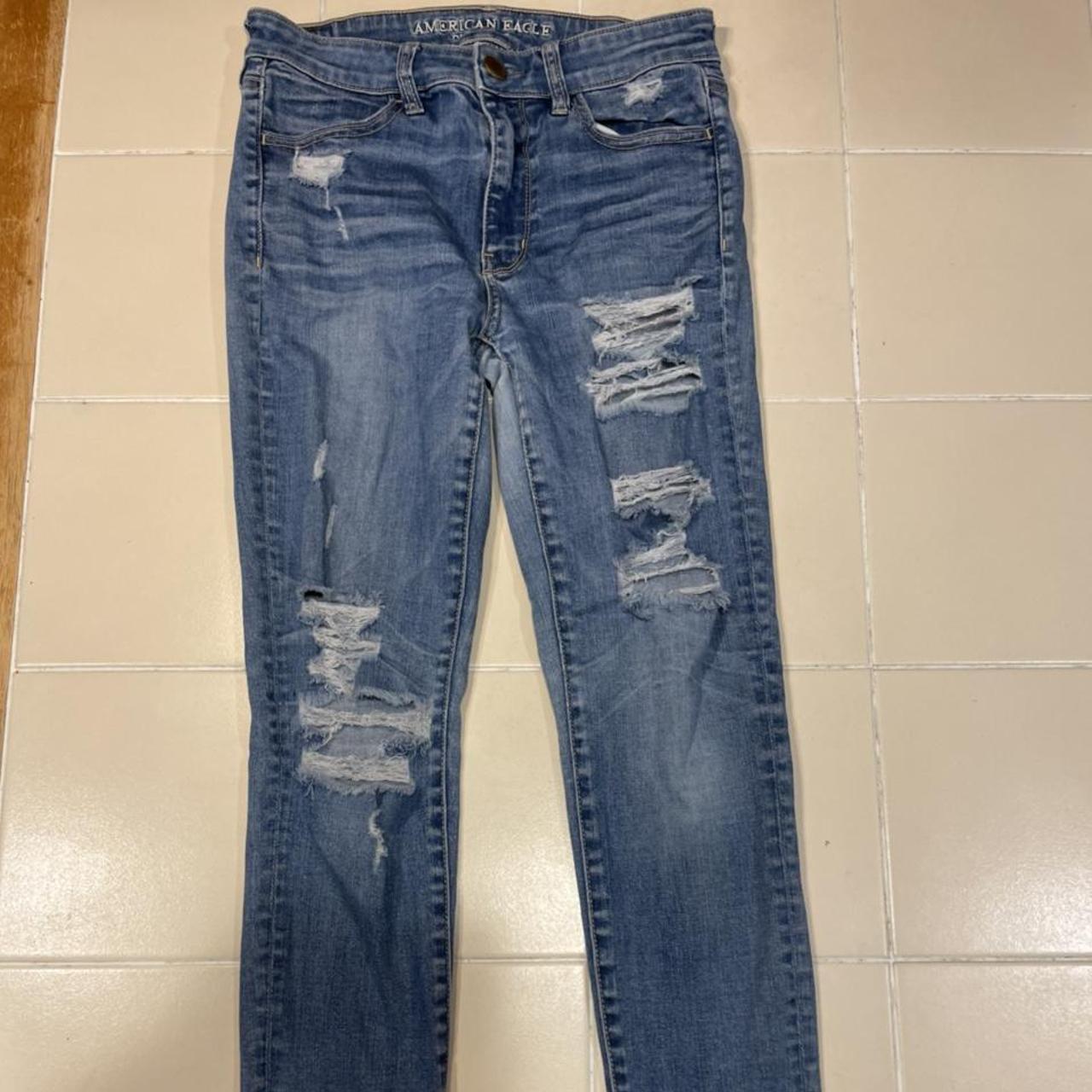 American Eagle Outfitters Womens Blue Jeans Depop