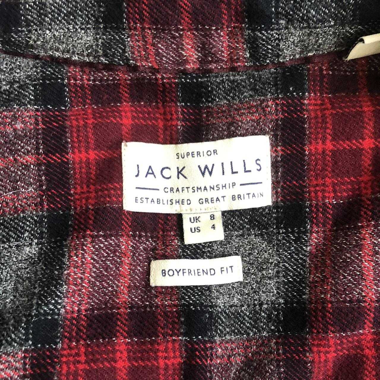 Jack Wills Women's Red and Black Blouse (3)
