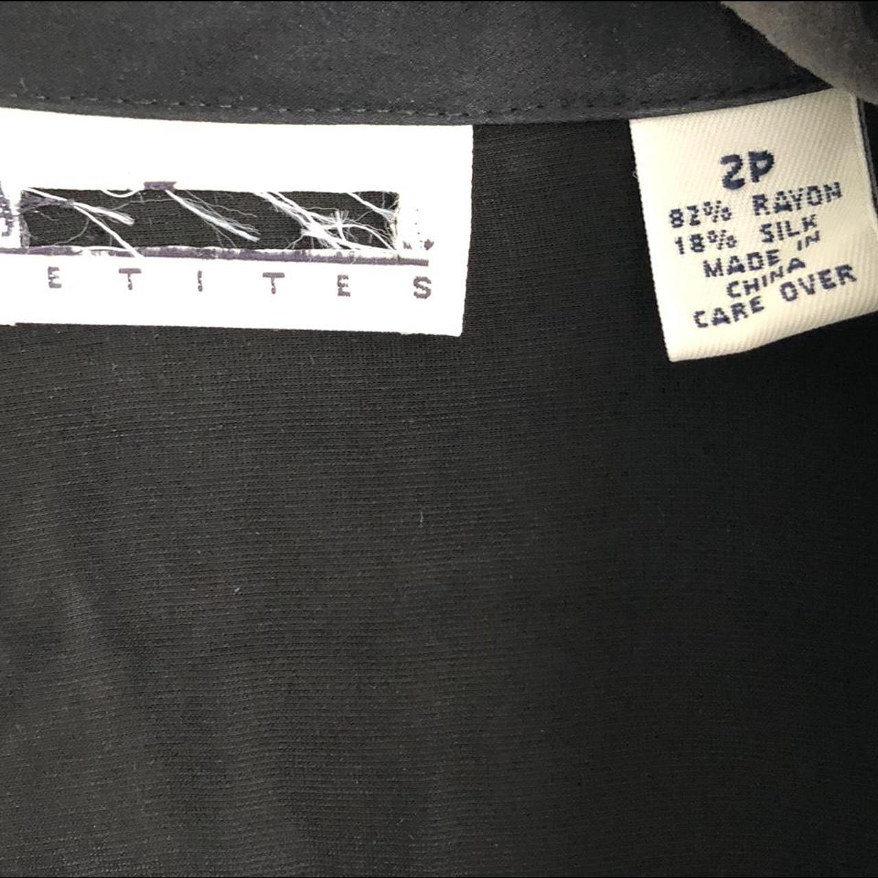 Product Image 4 - Black velvet long sleeve blouse.